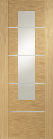 Portici Style Glazed Internal Oak Door 24"/33" only(slight seconds) - Clearance